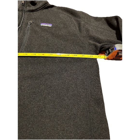 Patagonia Better Sweater Mens L Black 1/4 Zip Fleece Sweatshirt Company Branded - Picture 9 of 9